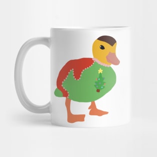 Ugly Christmas sweater duck Mug